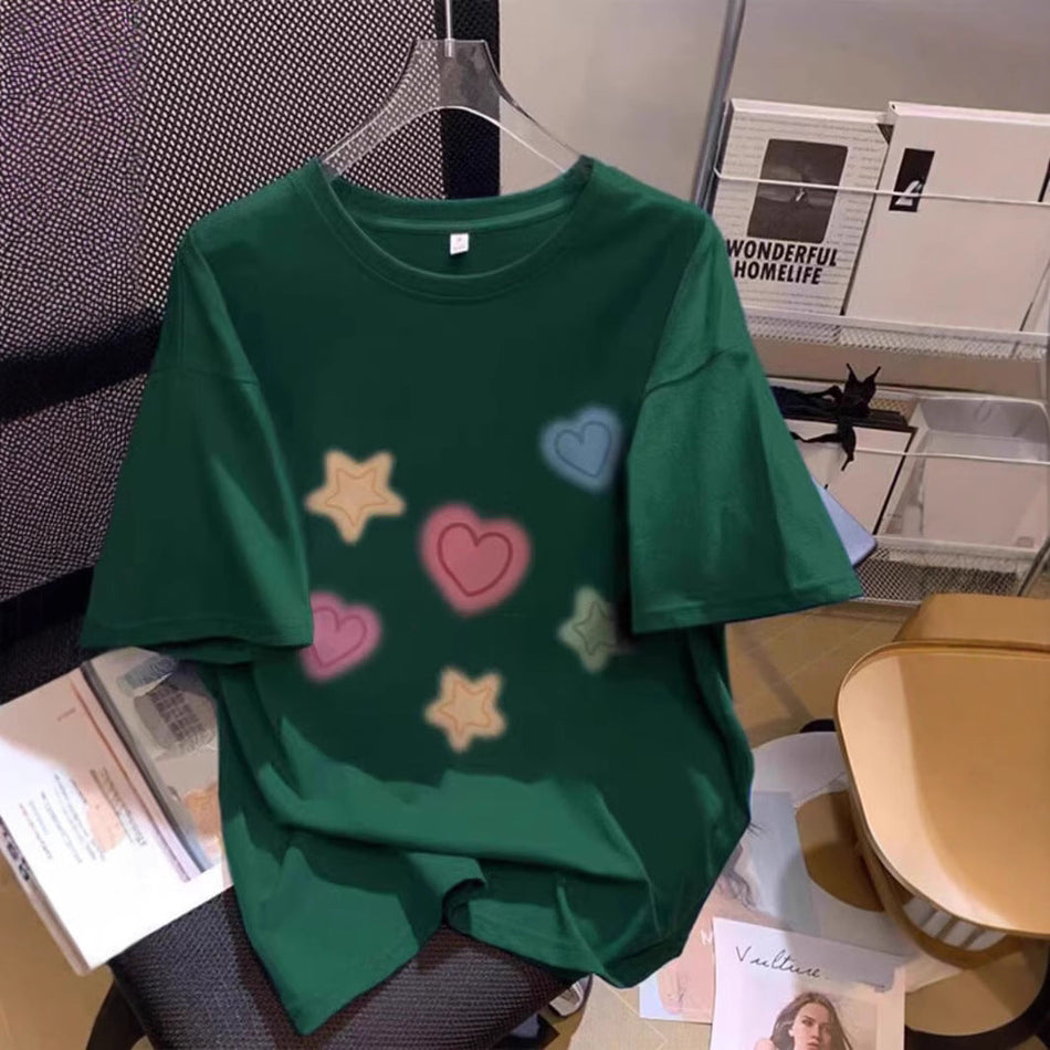 Summer Cotton Loose T-Shirt