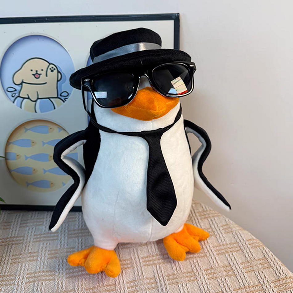 Elegant Little Penguin Plush Toy Cute Stuffed Doll Gift Fun!