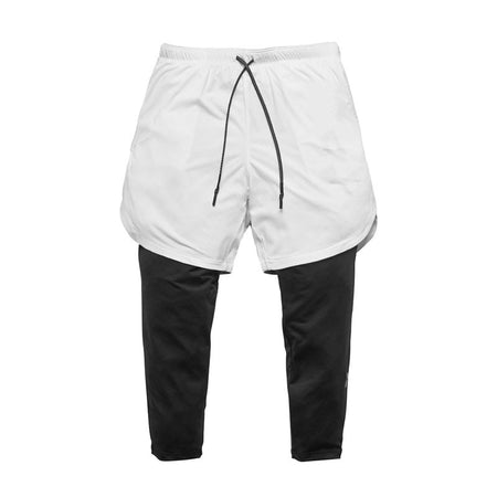 Black men's shorts - casual shorts with elastic waistband for active and leisure wear