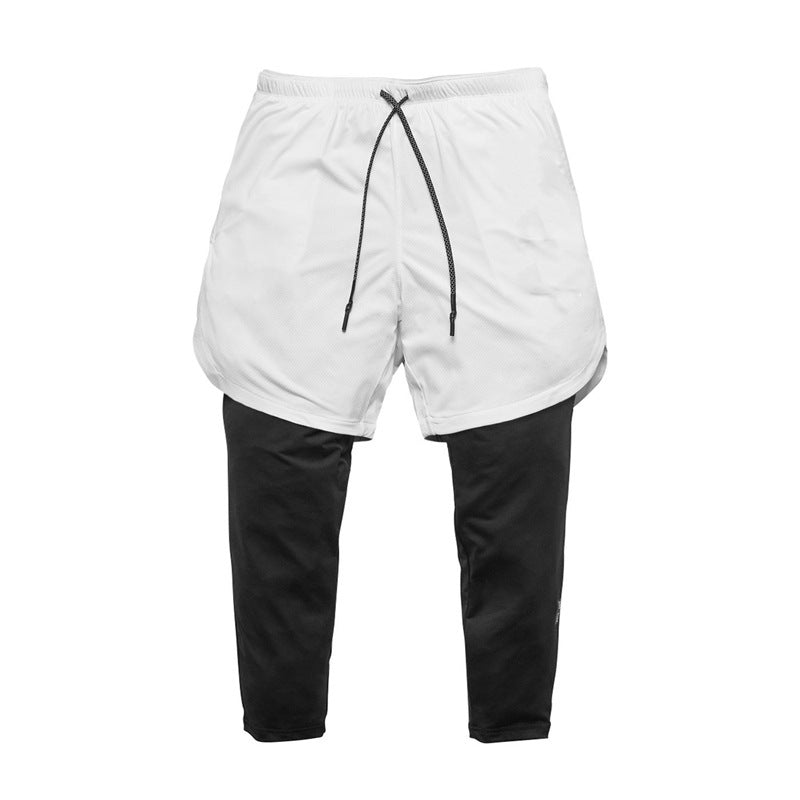 Black men's shorts - casual shorts with elastic waistband for active and leisure wear