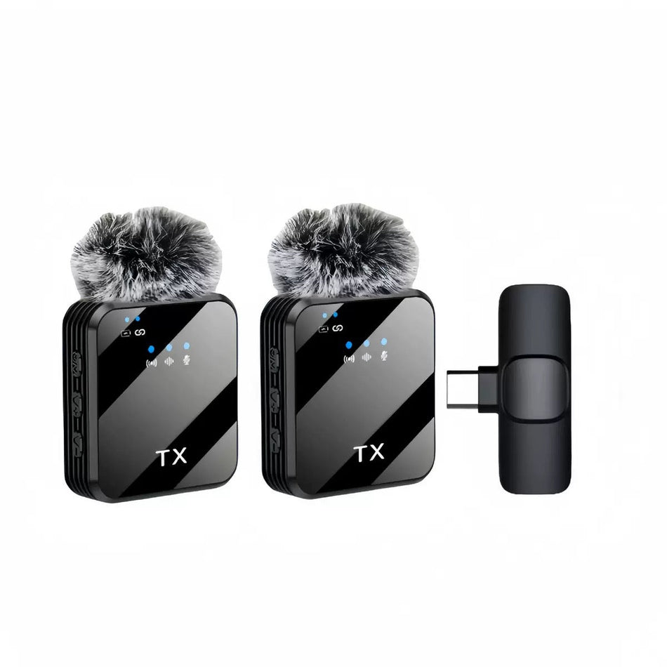 STOCK-F12/F16 3-in-1 Wireless Clip Mic Outdoor & Live Mic