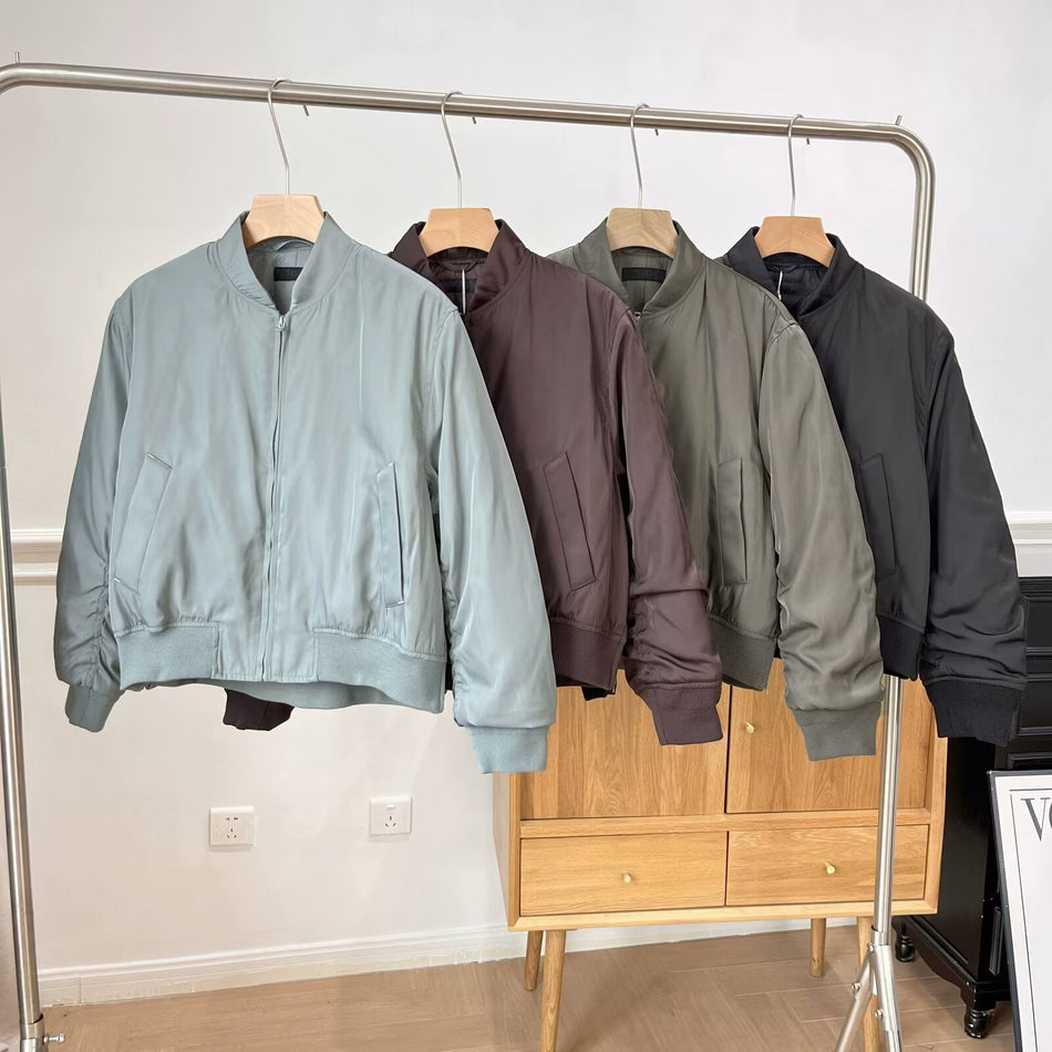 Women’s Aviator Military-Style Bomber Jacket