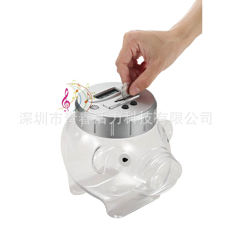 Voice Counting Piggy Bank 2.2L Big US Dollar Coin Bank
