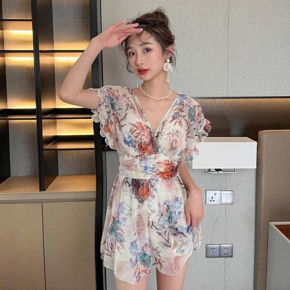 Fairy-Style One-Piece Swimsuit