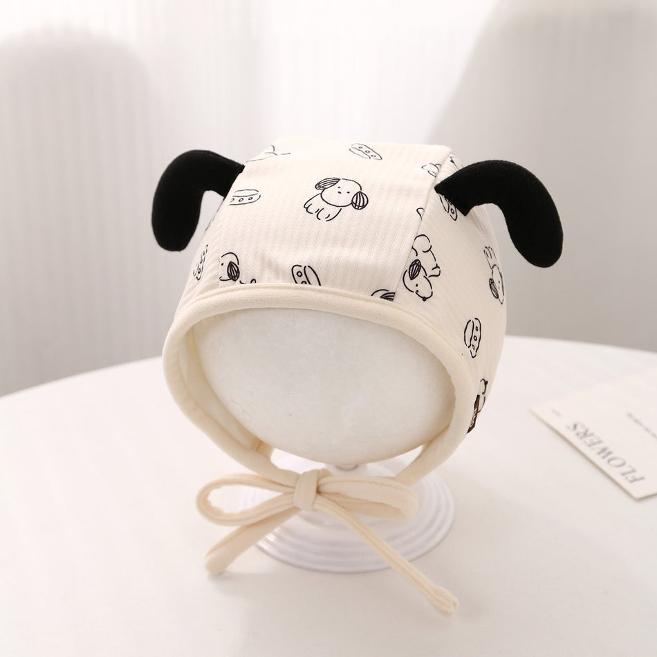 Infant Fontanelle Hat – Newborn Autumn Winter Baby Cap