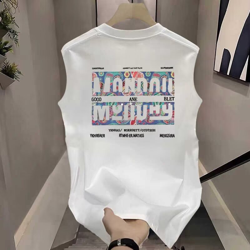 Men’s Cotton Sports Vest – Sleeveless Basketball Casual Wear