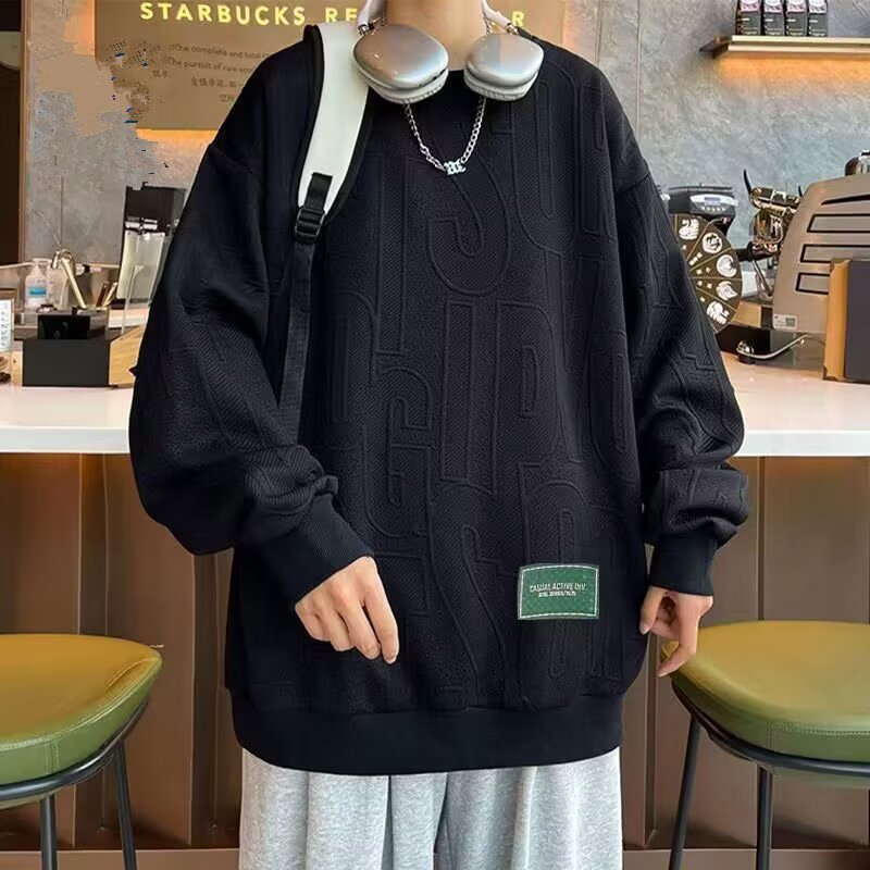 Men’s Youth Sweatshirt – Hoodless Round Neck Long Sleeve Shirt