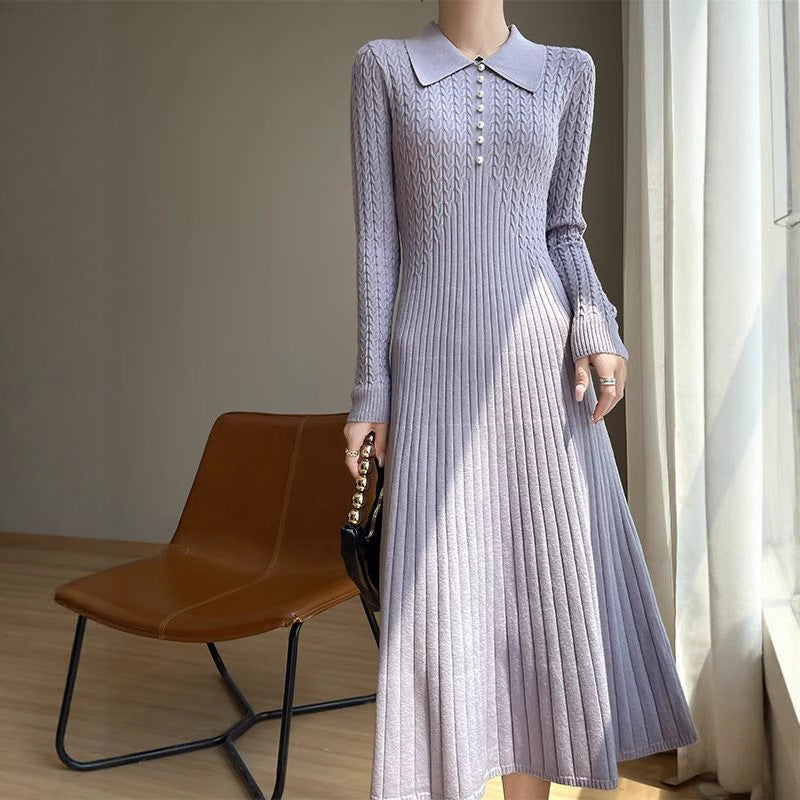 U-Neck Knitted Dress