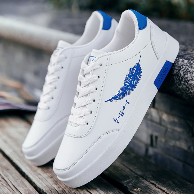 2025 Autumn Men’s Casual Board Shoes – Wear-Resistant White
