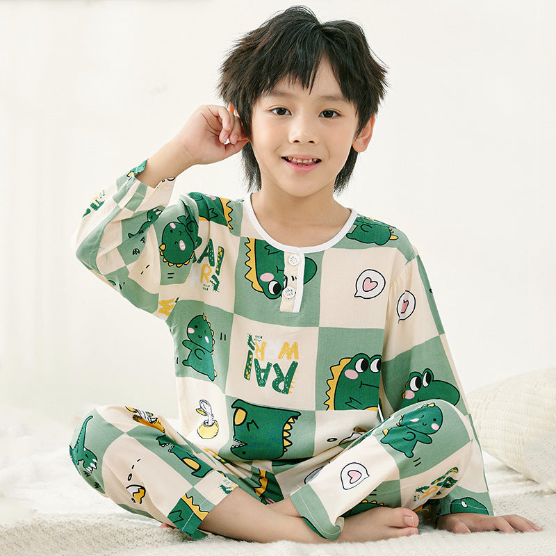 Kids’ Thermal Underwear Set – Warm Seamless Cotton