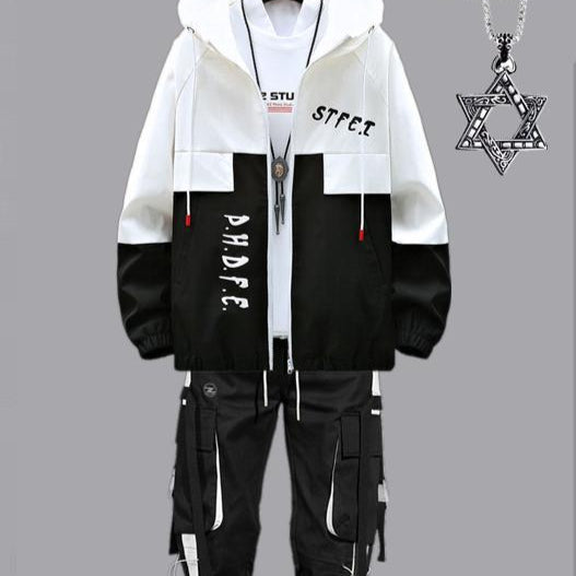 Men’s Workwear Jacket Set – Casual Winter Style