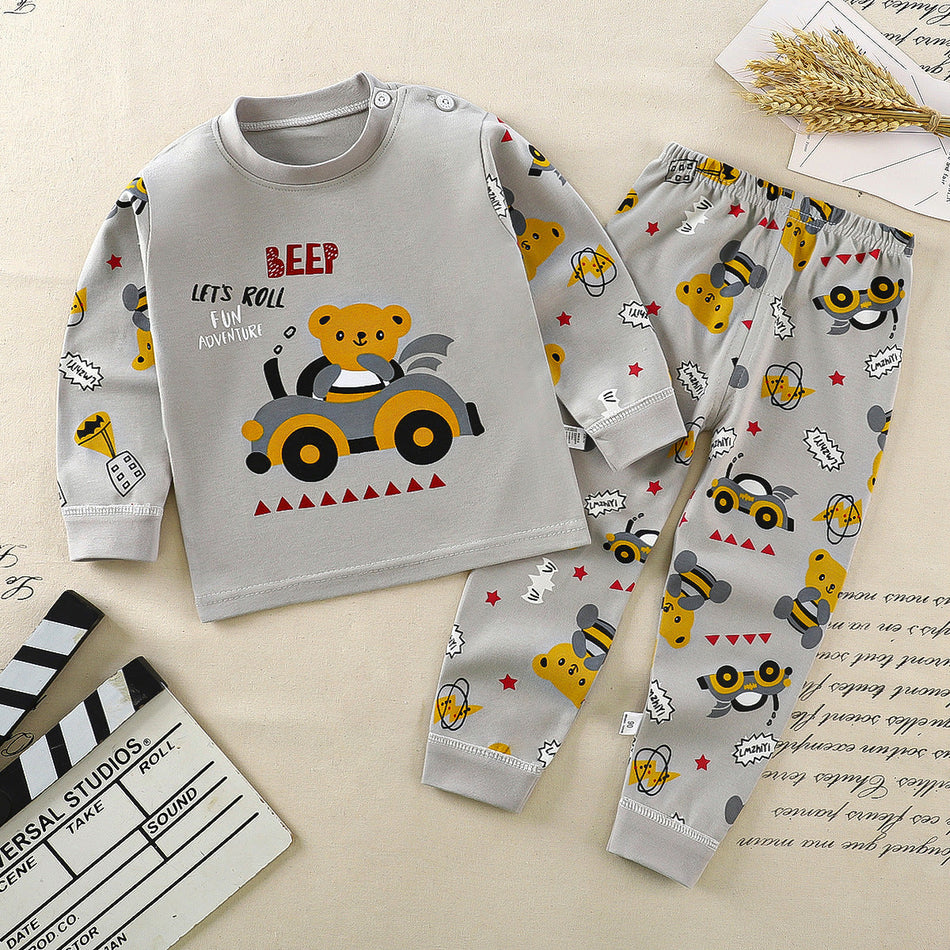 Children's Intimates Set 2025 Autumn Winter Pure Cotton Baby