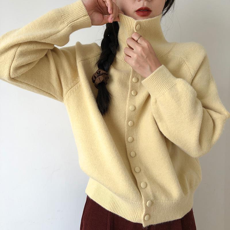 INSTOCK- Women’s Turtleneck Knit Cardigan