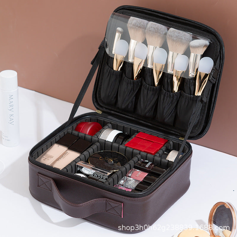Cosmetic Bag with LED Light Travel Makeup Storage Box