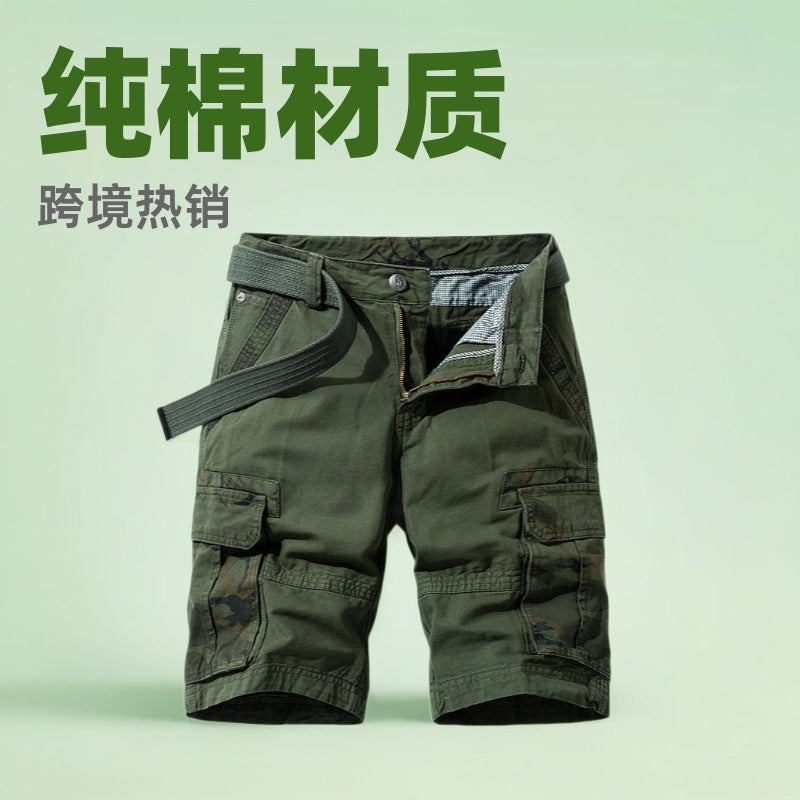 Men’s 2026 Cargo Shorts – Loose, Japanese Style Cotton Pants