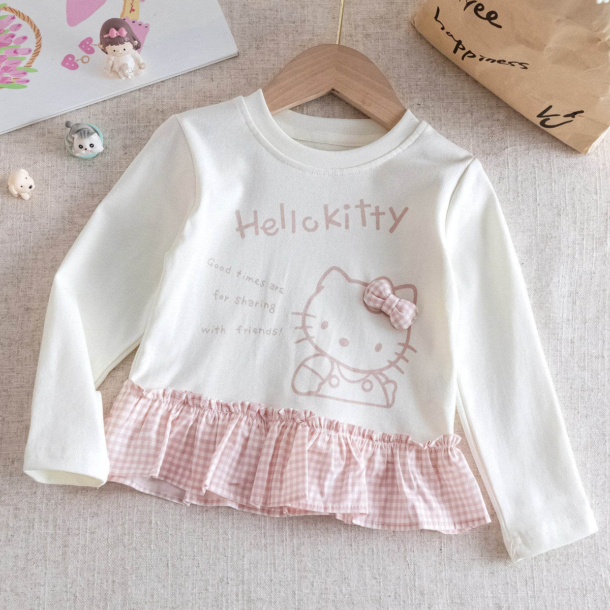 Baby Girls Cartoon Long Sleeve Korean Top – T-Shirts – Image 7
