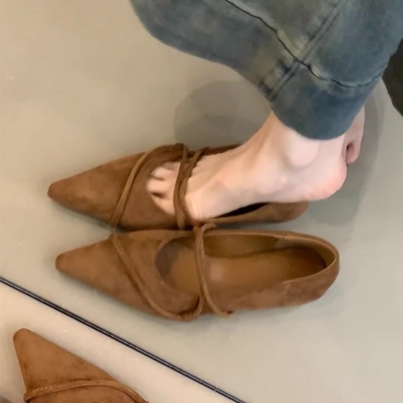 STOCK-Korean Pointed Sandals – Trendy & Comfortable Women’s Shoes