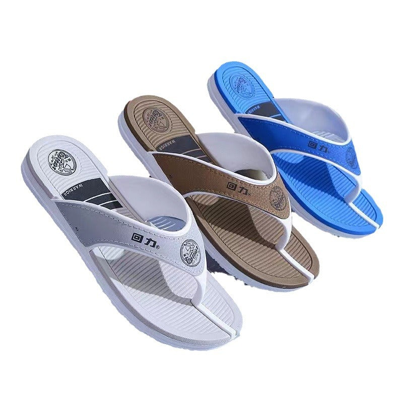 STOCK-Men’s Non-Slip Summer Flip-Flops Thick Sole