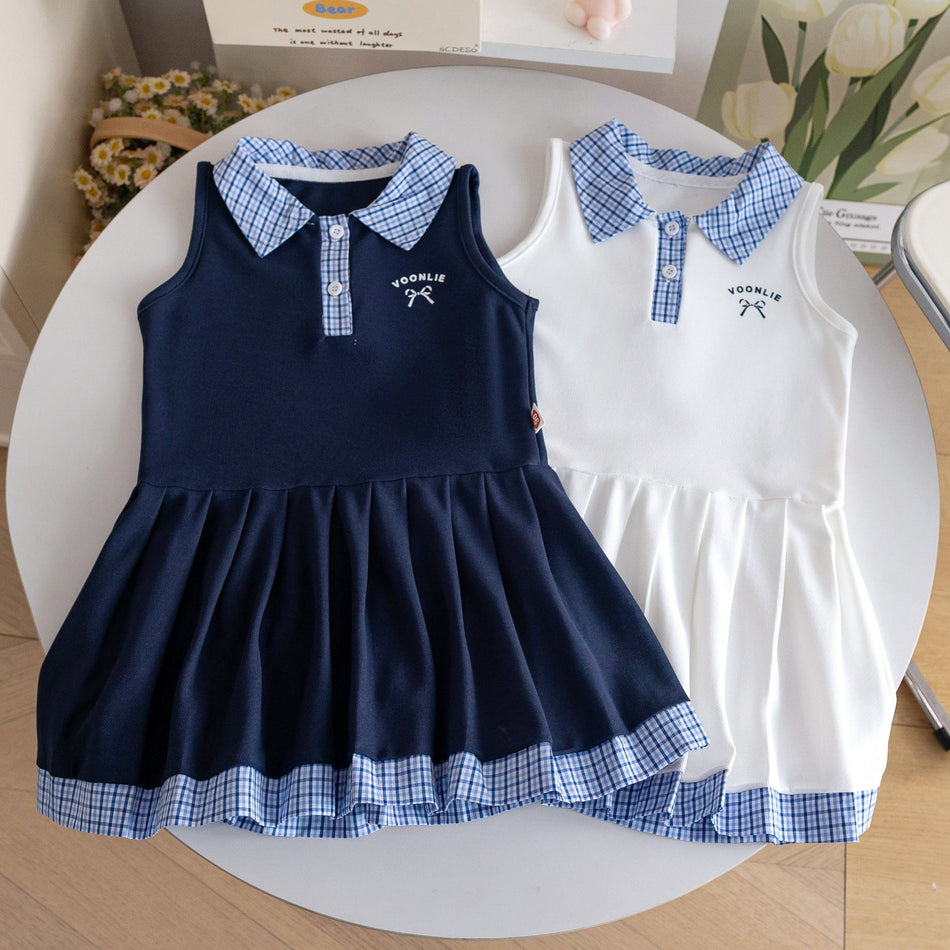 Girls’ Summer Sleeveless Vest Dress