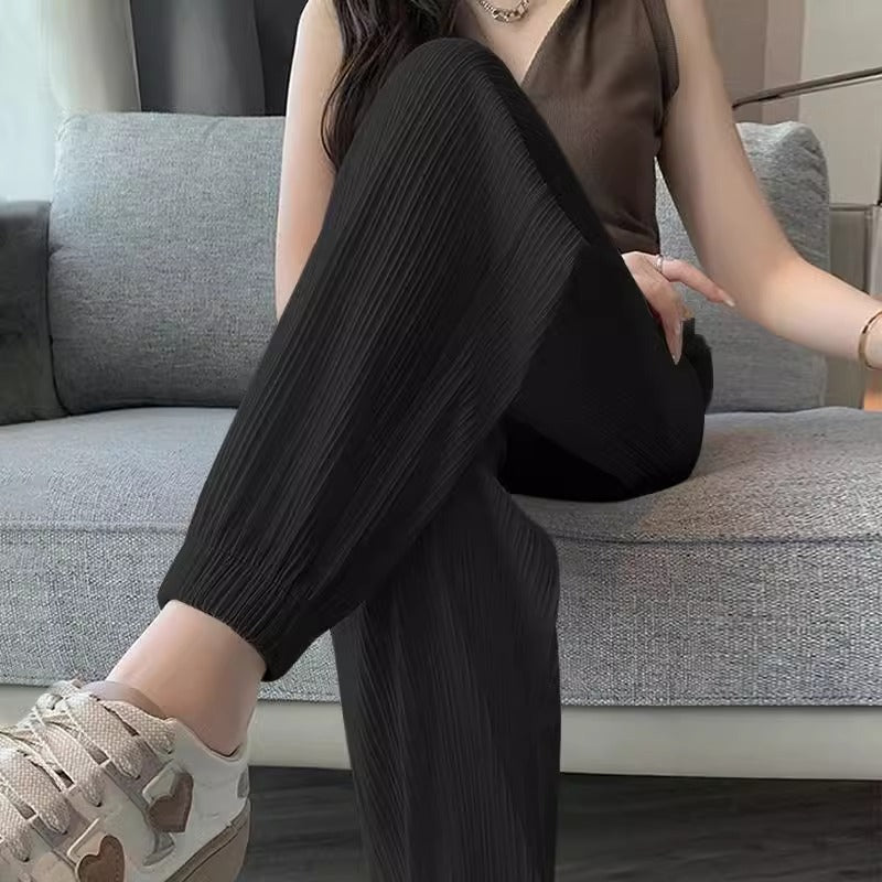 Ice Silk Wide-Leg Sports Bloomers