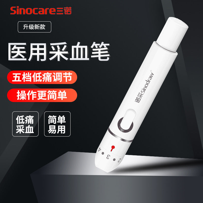 Fully Automatic Blood Collection Pen with Disposable Needles