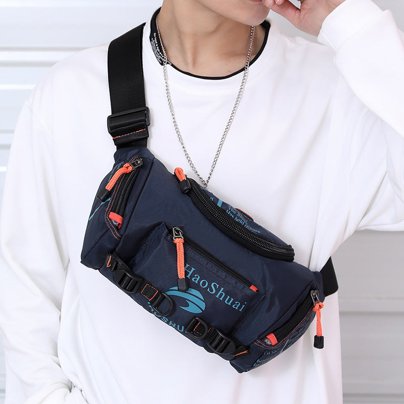 Men’s Large Capacity Chest Crossbody Bag | Dual-Use Backpack