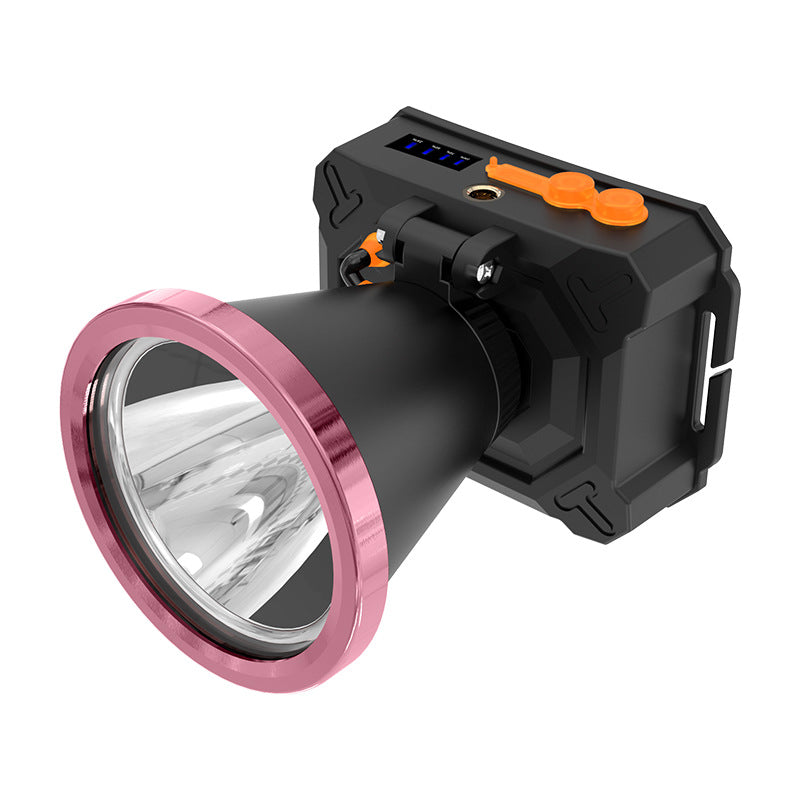 Aluminum Alloy LED Rechargeable Headlamp for Outdoor & Night Use