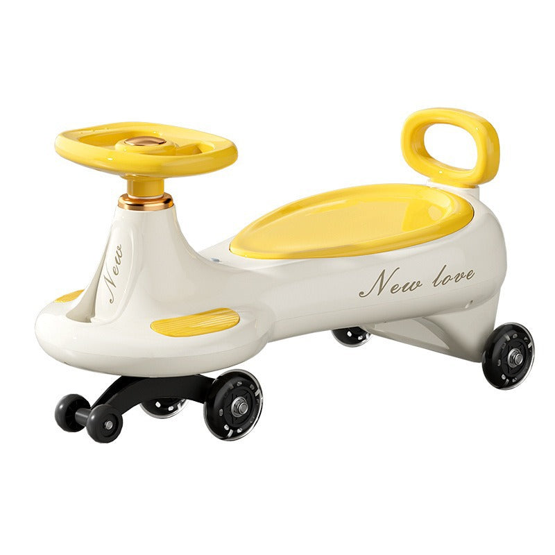 Cute Anti-Rollover Baby Twist Ride-On Car 1–3 Years