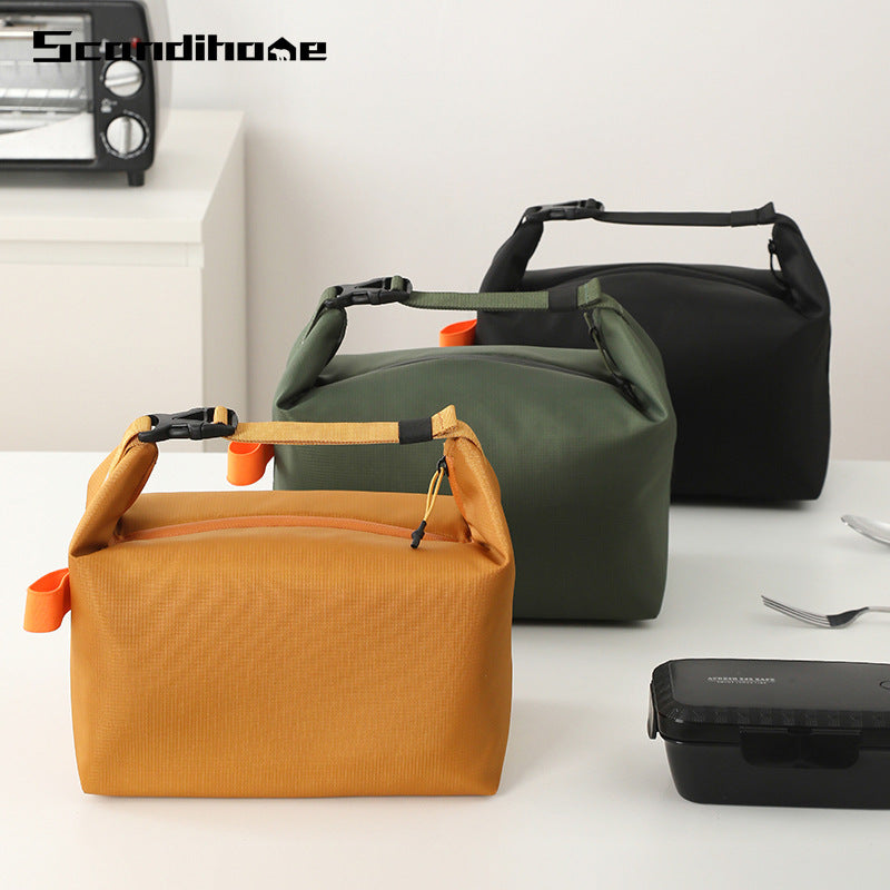 Japanese-Style Thermal Insulation Lunch Bag Large-Capacity