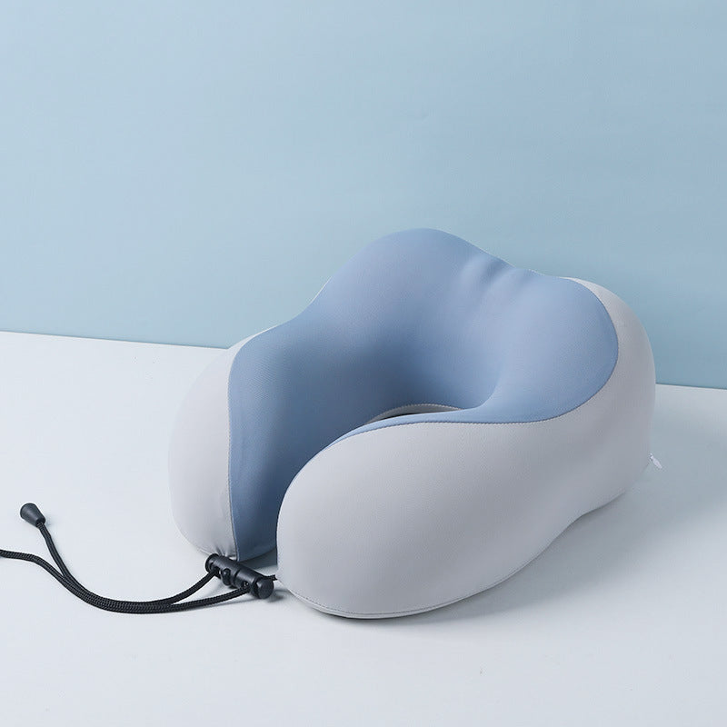 Memory Foam U-Shaped Travel Neck Pillow Ice Silk