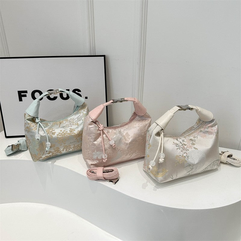Chinese Style Versatile Crossbody Wrist Handbag