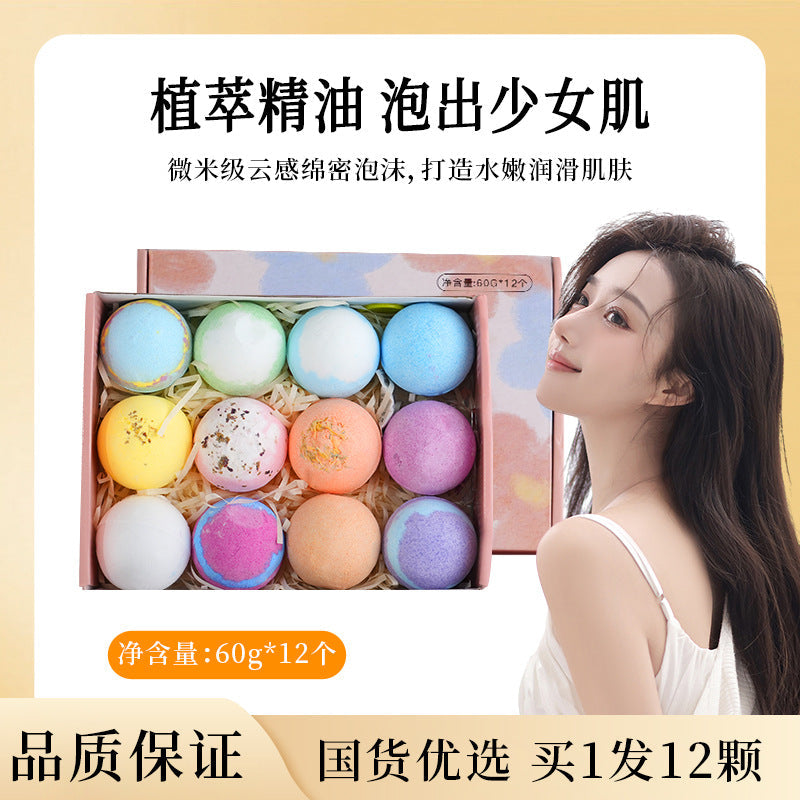 Crystal Bubble Bath Bomb with Essential Oils – Multi-Bubble