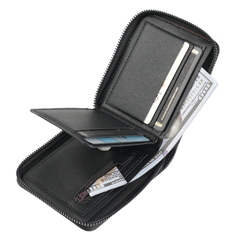 Men’s Retro Wallet – Large Capacity Multi-Card Coin Purse