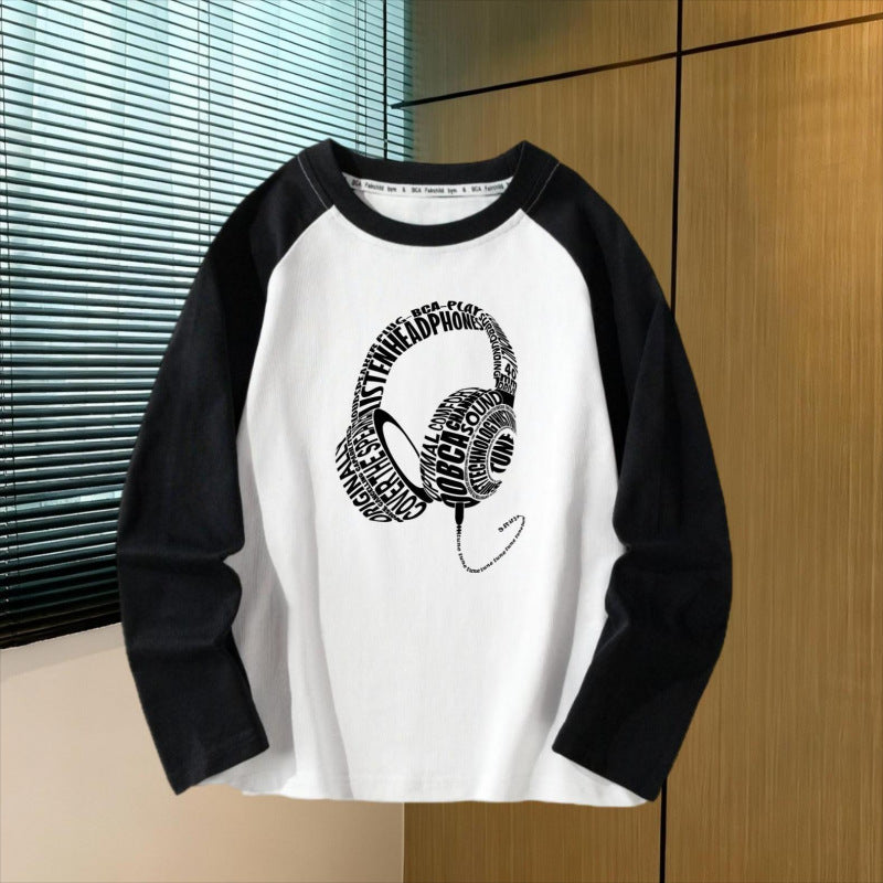 Customized Boys Sweatshirt Spring Autumn 2025 Hooded Shirt