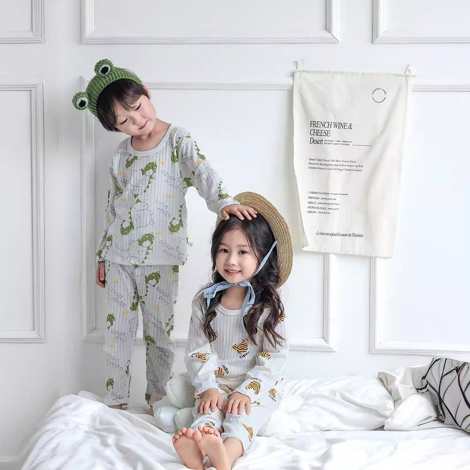 Kids’ Flannel One-Piece Pajamas – Cozy Winter Wear