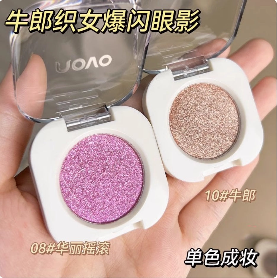Novo Smart Single-Color Shiny Crystal Eyeshadow