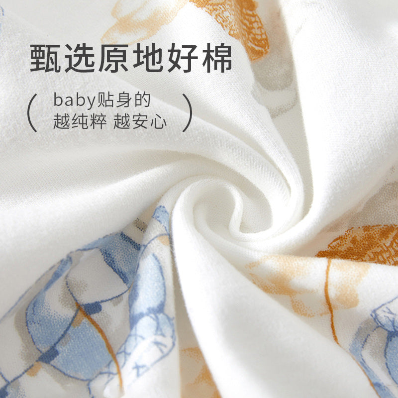 Newborn Cotton Pajama Set – Soft Boneless Autumn Wear