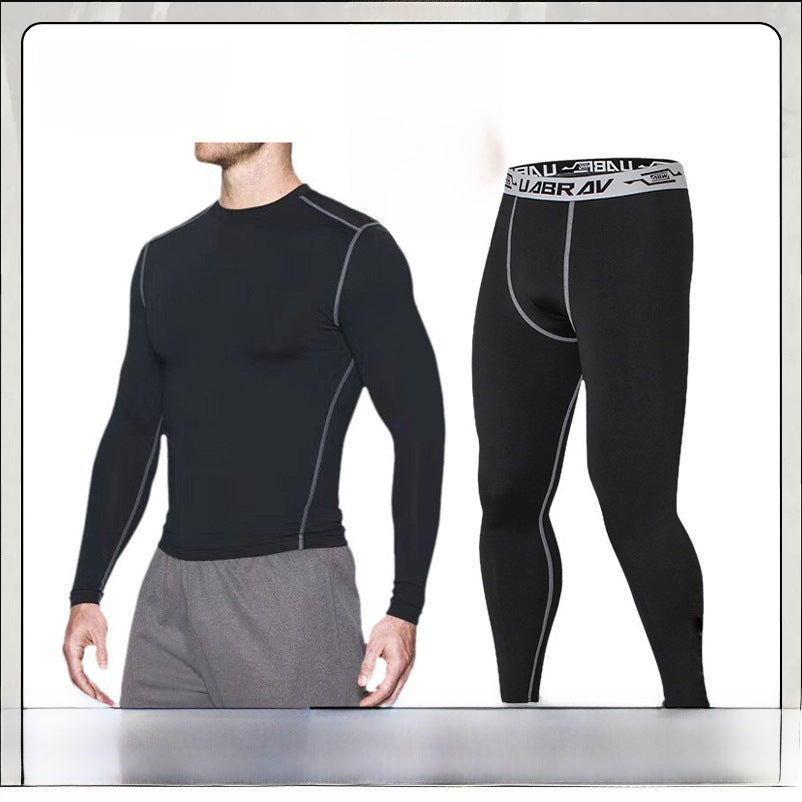 Men's Winter Compression Sports Suit – Quick-Dry & Warm