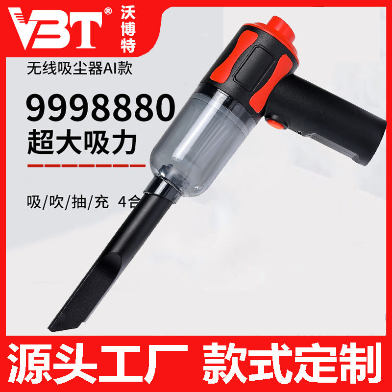 High-Power Wireless Car Vacuum Cleaner – Wet & Dry