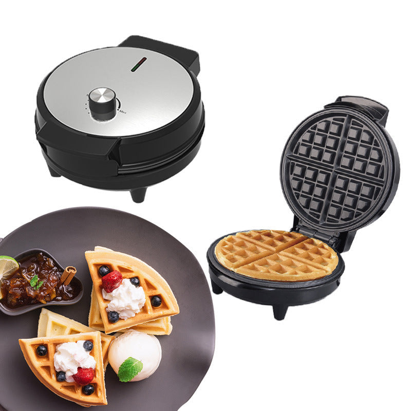 Round Waffle Maker with 7-Level Temperature Control