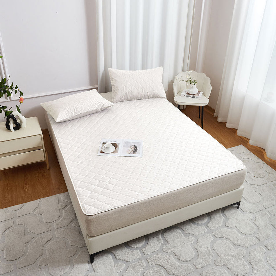 Waterproof Cotton Anti-Slip Bed Sheet – Thick & Durable 🛏️