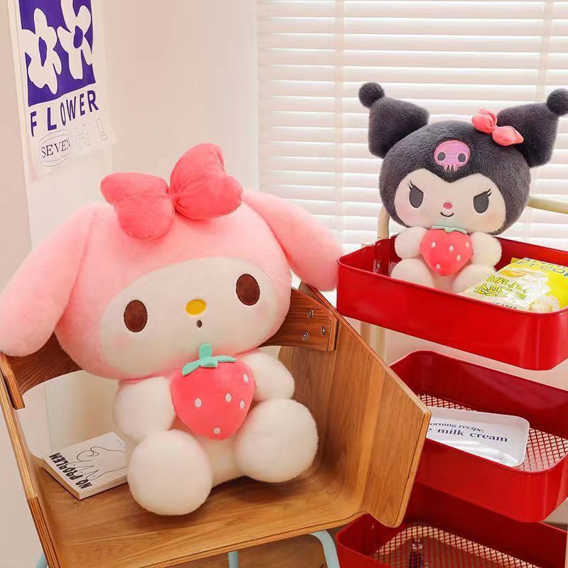 Strawberry Melody & Kuromi Plush Dolls Gift Wholesale