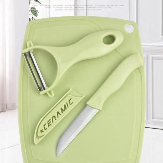 6-in-1 Kitchen Knife & Cutting Board Set – Student Friendly