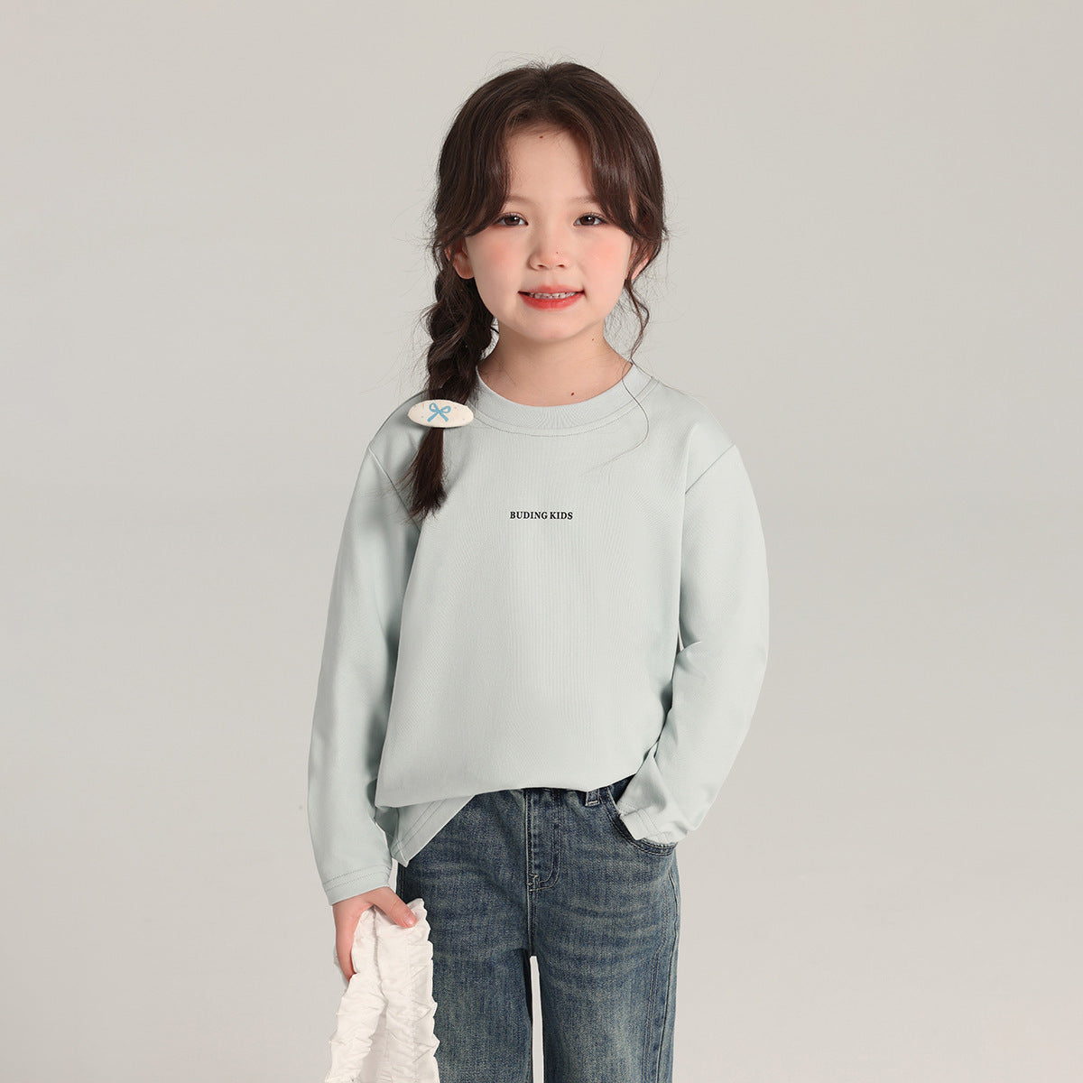 Momo's Home Girls’ Cotton Letter Print Long-Sleeve Tee – Kids Fashion Nepal | Tudoholic