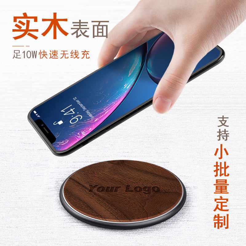 Bamboo Wooden Wireless Charger for Apple & Android