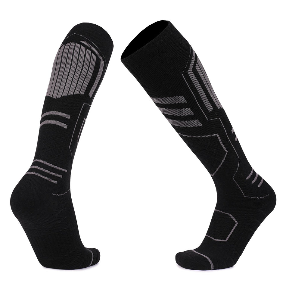 Winter Two Wolves Merino Wool Men’s Ski Socks Thickened
