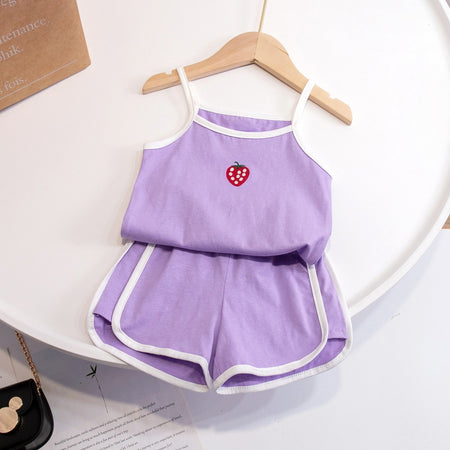 Baby Girls Korean Floral Princess Suit Set 2025 Summer – Baby & Children's Outfits – Image 7
