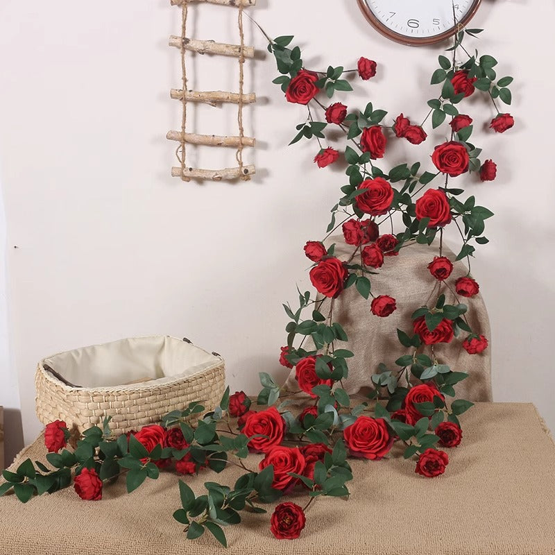 Artificial Rose Vine Garland – Simulation Flower for