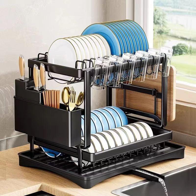 Storage Racks 2025 | Double-Layer Kitchen Drain Rack
