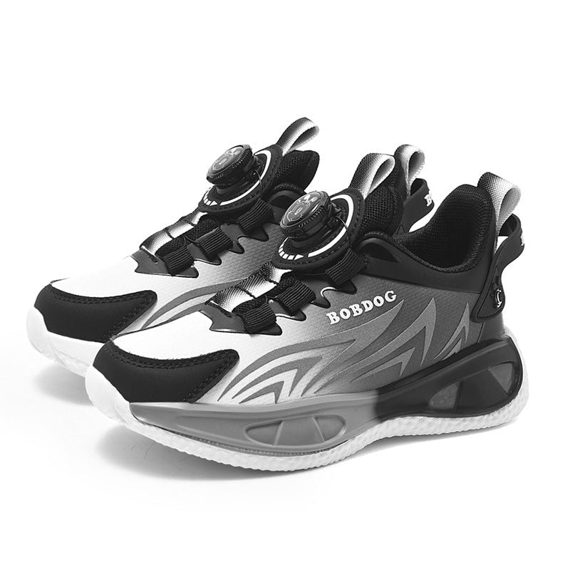 Babu Bean Boys’ Waterproof Leather Basketball Shoes 6-12